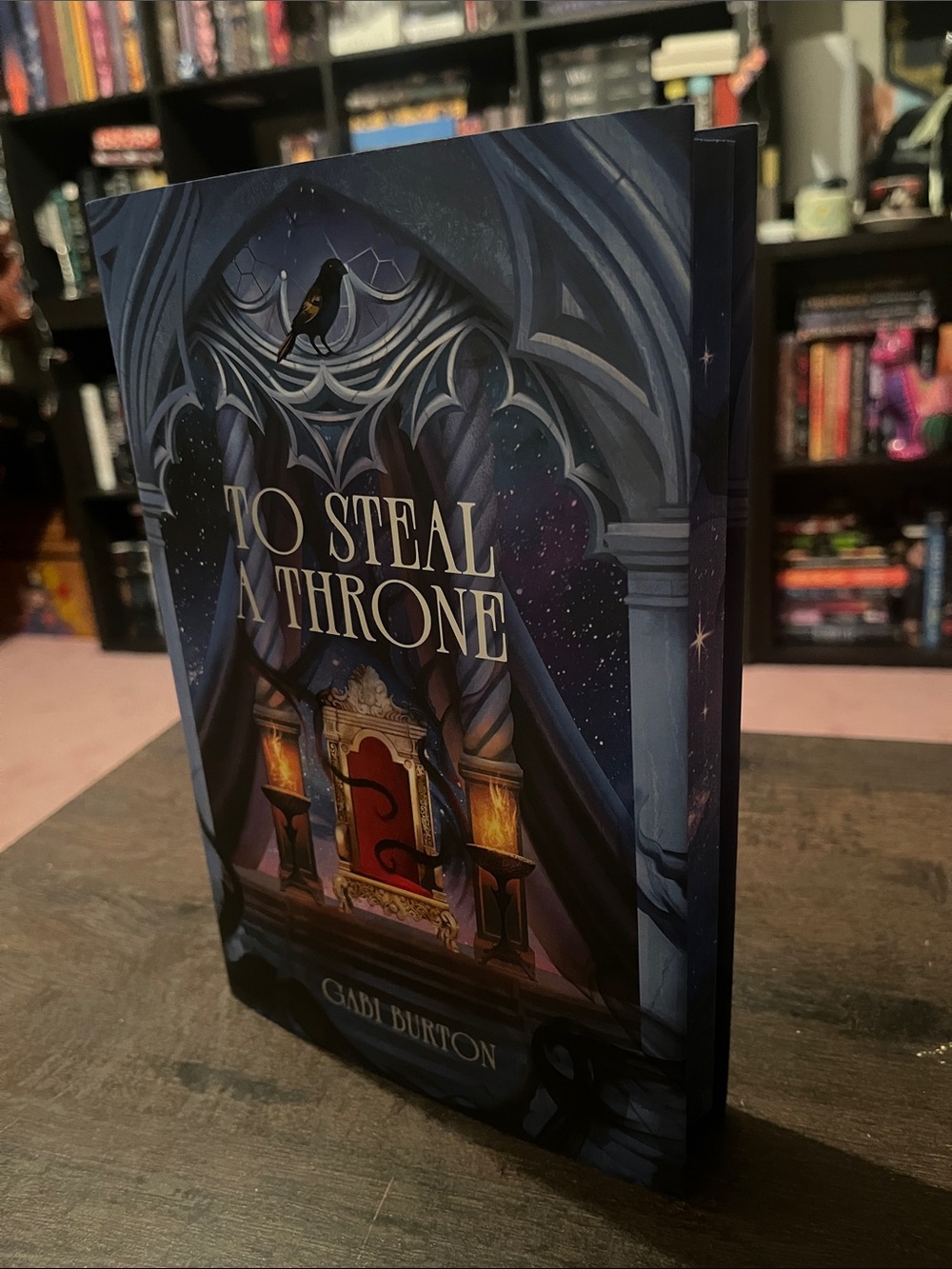 To Steal a Throne by Gabi Burton Owlcrate Signed Special Edition Sprayed Edge